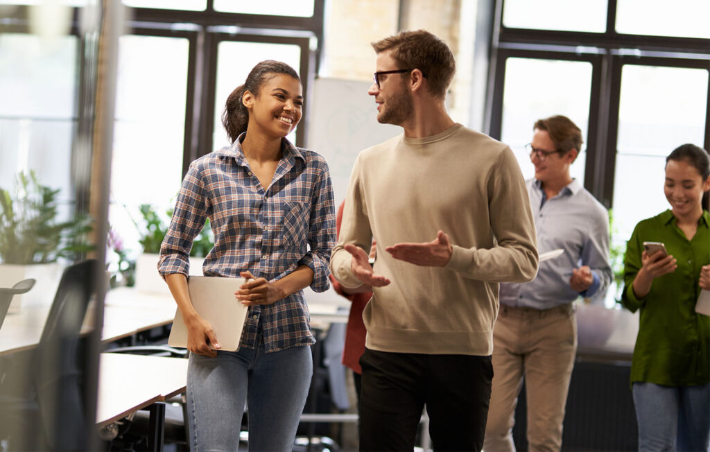 Coworking spaces and traditional office leases