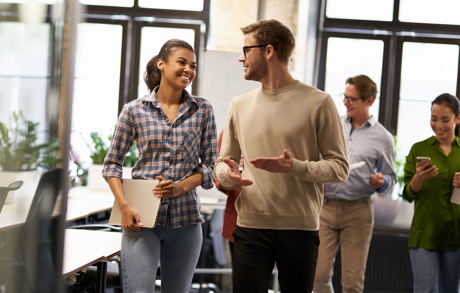 Coworking spaces and traditional office leases